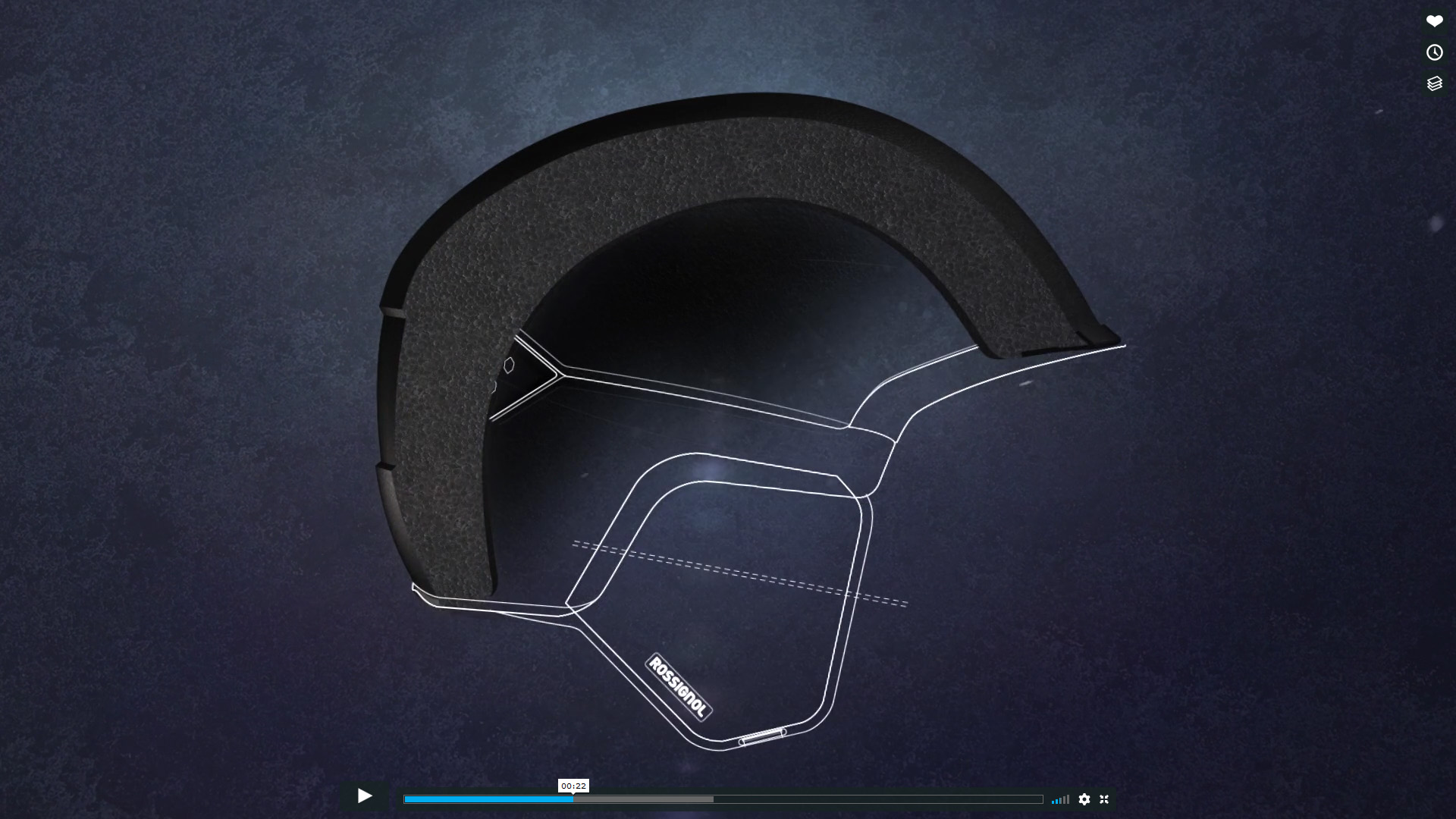 Rossignol helmet render 02